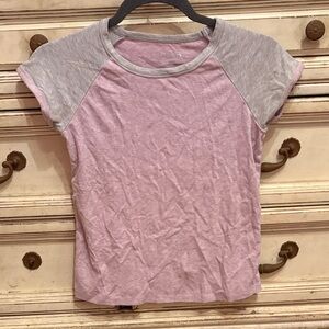 Kidpik Pink and Gray T-Shirt